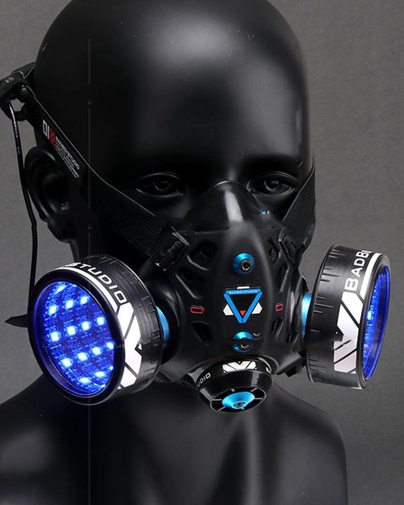 Futuristic Glowing Cyberpunk Led Mask