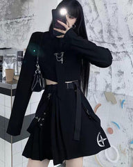 Style Two Piece Cargo Skirt Set