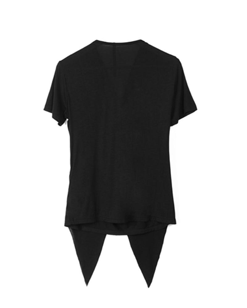 Japanese Irregular Zipper T-Shirt