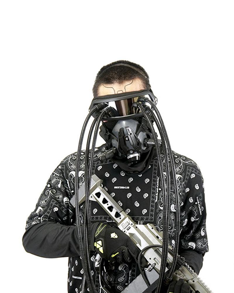 Cyberpunk Dreadlocks Futuristic Goggles