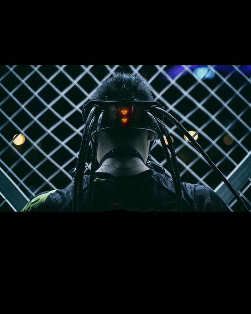 Cyberpunk Dreadlocks Futuristic Goggles