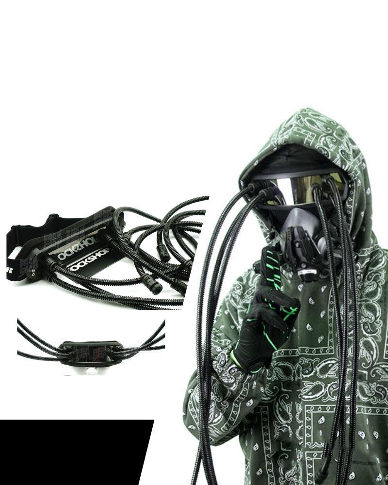 Cyberpunk Dreadlocks Futuristic Goggles
