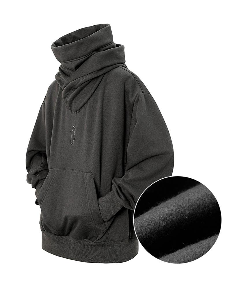 Unisex Turtleneck Scarf Mask Hoodie