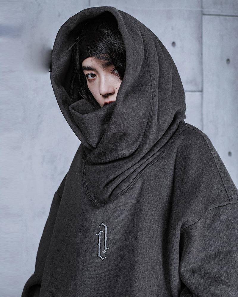 Unisex Turtleneck Scarf Mask Hoodie