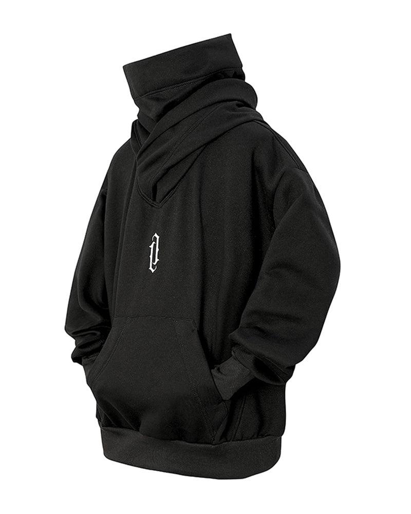 Unisex Turtleneck Scarf Mask Hoodie