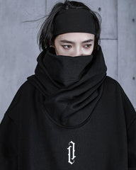 Unisex Turtleneck Scarf Mask Hoodie