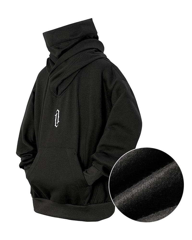 Unisex Turtleneck Scarf Mask Hoodie