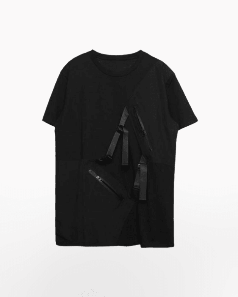 Chest Bag Black Function T-Shirt