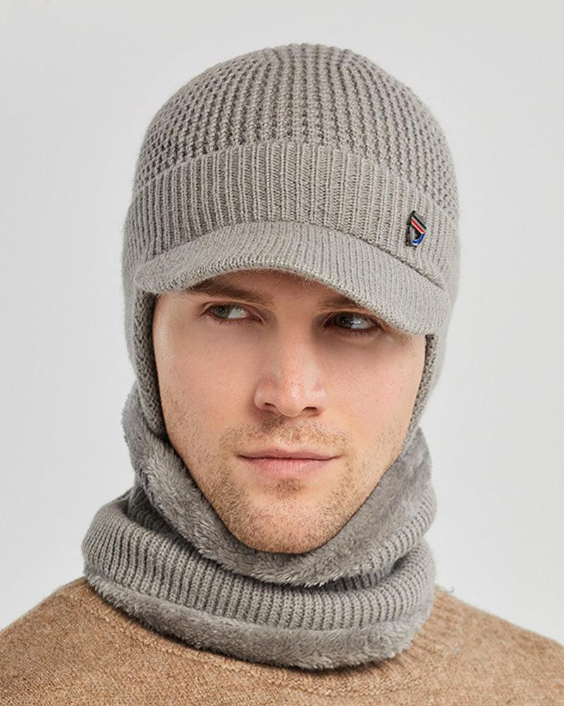 Warm Heart Knitted Ski Mask Hat