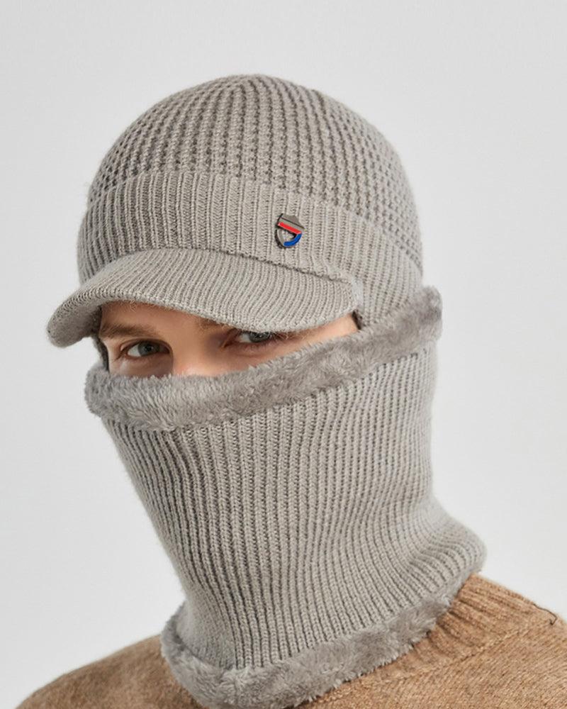 Warm Heart Knitted Ski Mask Hat