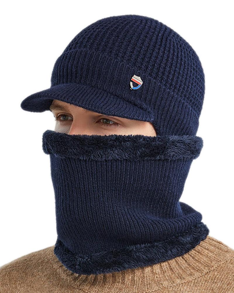 Warm Heart Knitted Ski Mask Hat