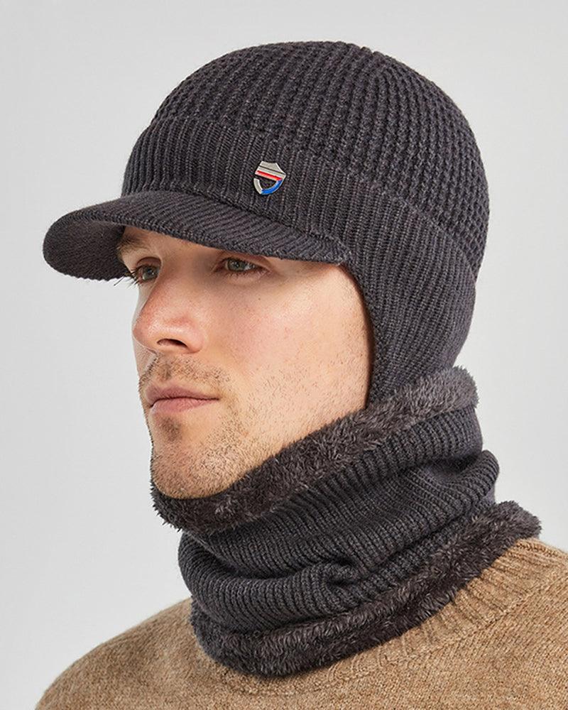 Warm Heart Knitted Ski Mask Hat