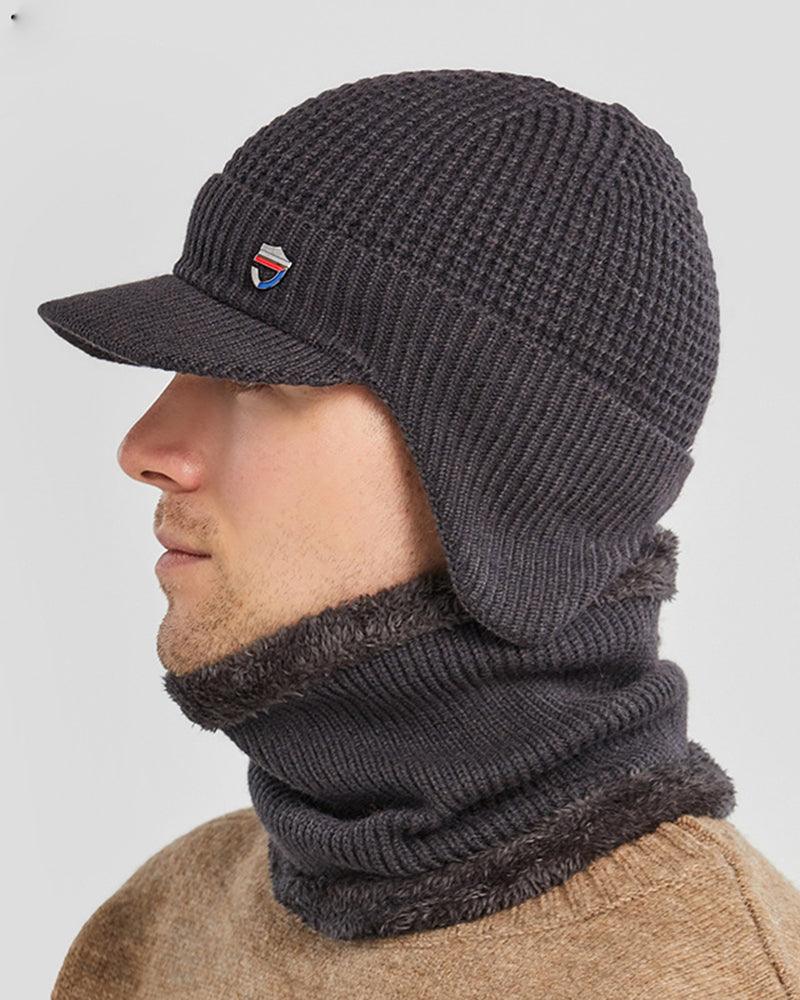 Warm Heart Knitted Ski Mask Hat