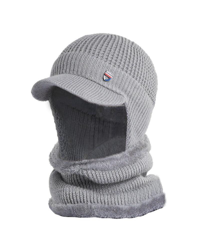 Warm Heart Knitted Ski Mask Hat