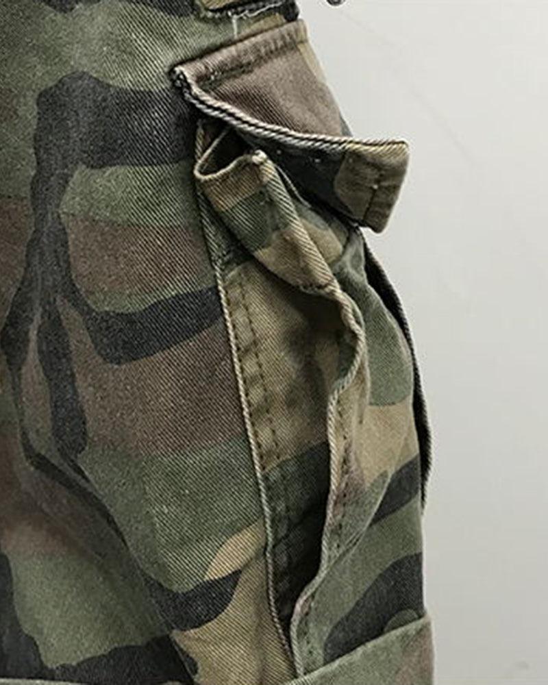 Mens Camo Jorts| Cargo Shorts