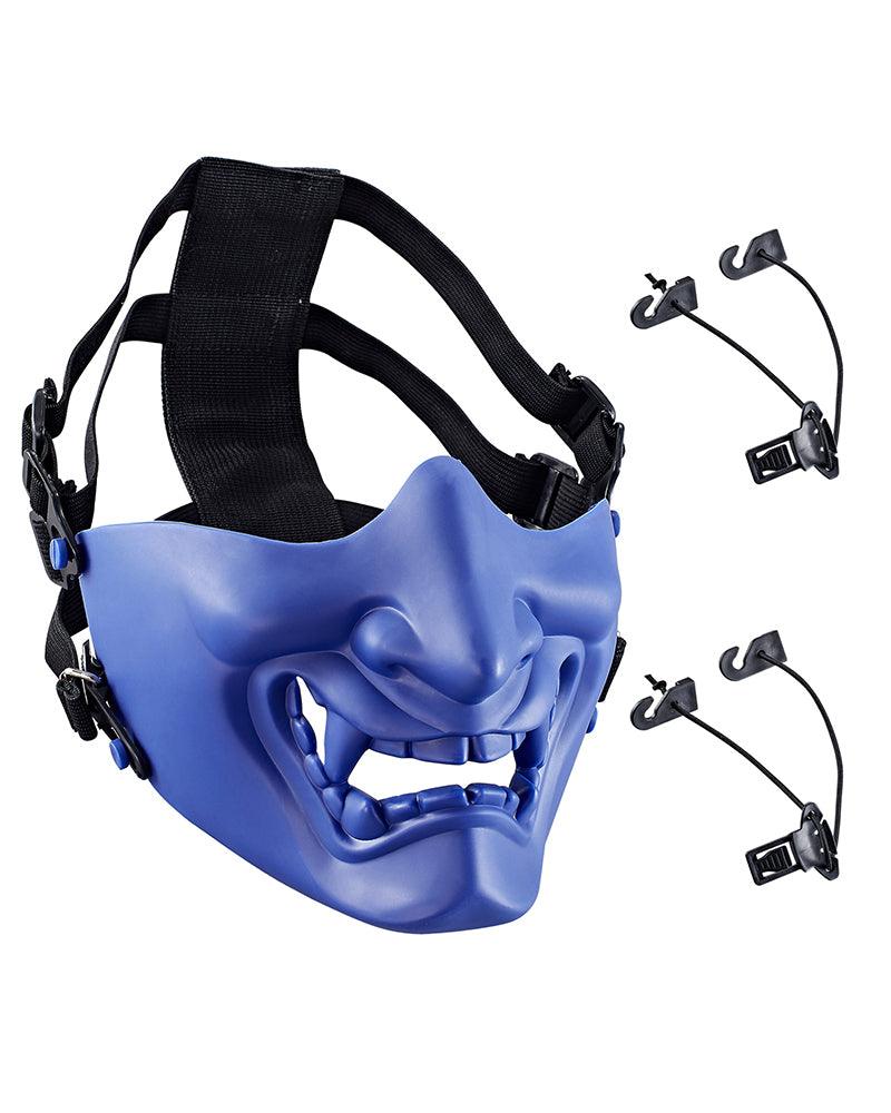 Outdoor Japanese Oni Half Face Mask