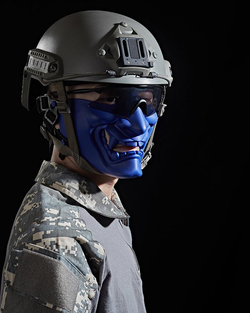 Outdoor Japanese Oni Half Face Mask