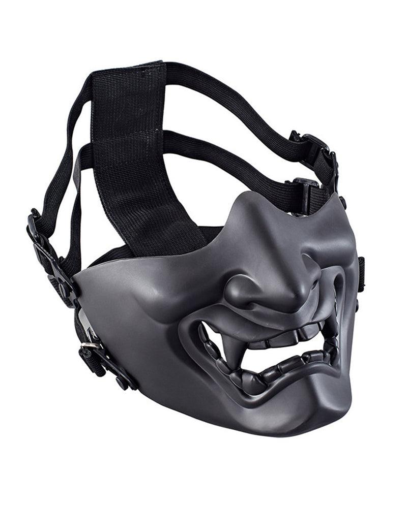 Outdoor Japanese Oni Half Face Mask