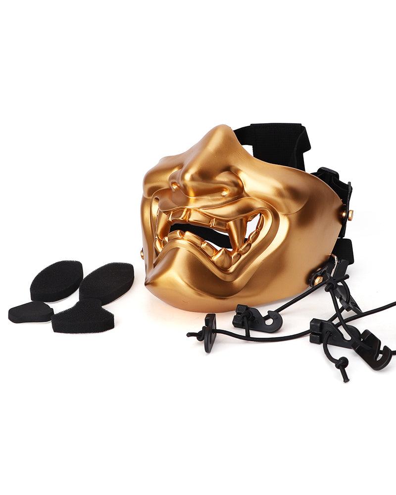 Outdoor Japanese Oni Half Face Mask