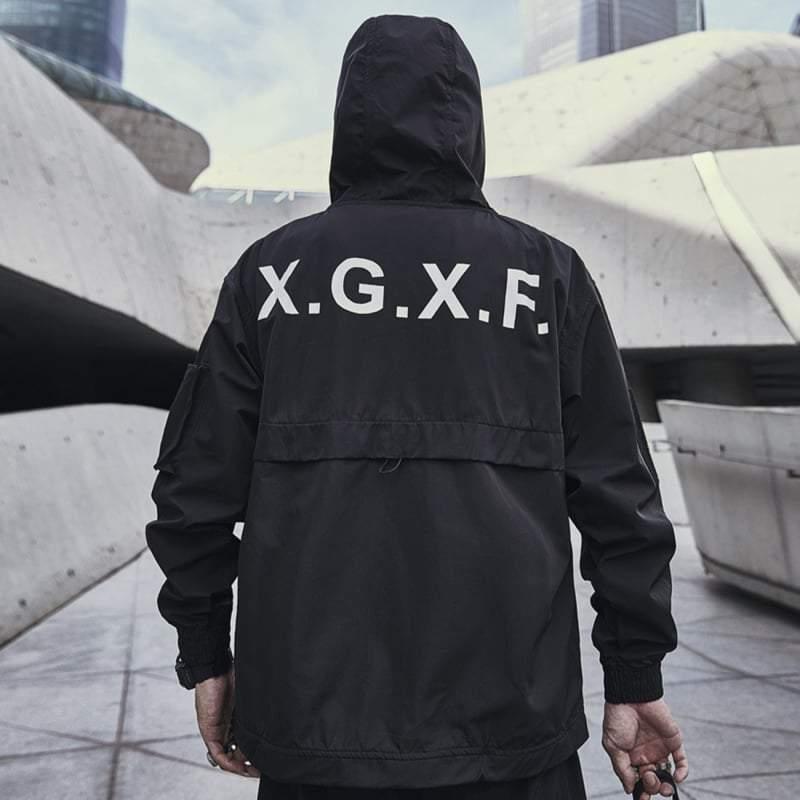 Streetwear Big Pocket Hooded Jacket